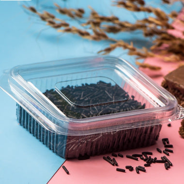 TF-RE-H-100CC - Rectangle Hinged Containers - Pack of 100