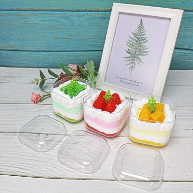 GD 2013 - Square Transparent Mousse Cups - Pack of 100