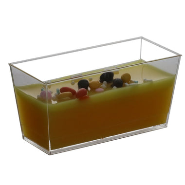 GD 984745 - Rectangle Transparent Mousse Cups - Pack of 100
