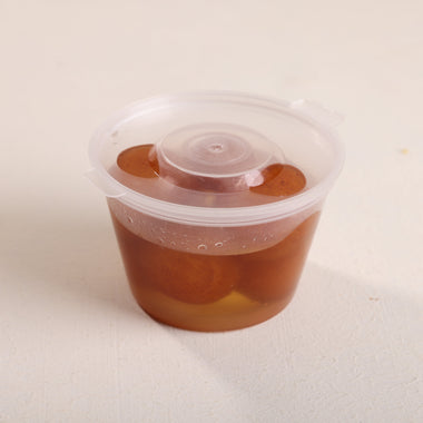 H-120 - 120ml Round Hinged Thinwall Containers - Pack of 100