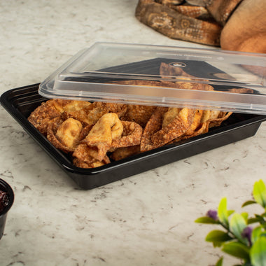 RE28 - 850ml Export Quality Rectangle Thinwall Containers - Pack of 100