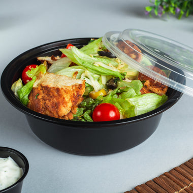 RO32 - 1000ml Export Quality Round Thinwall Containers - Pack of 100