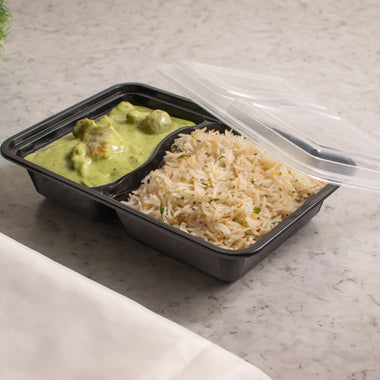 RE32 -2CP - 1000ml Export Quality Rectangle Thinwall Containers - Pack of 100