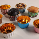 Big Gold Round Muffin Cups - Pack of 100