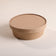 Kraft Paper Flat Bowl with Lid - Pack of 100