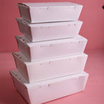 White Paper Food Box - Pack of 100