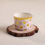 Colorful Die Cut Muffin Cups - Pack of 100