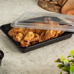 RE28 - 850ml Export Quality Rectangle Thinwall Containers - Pack of 100